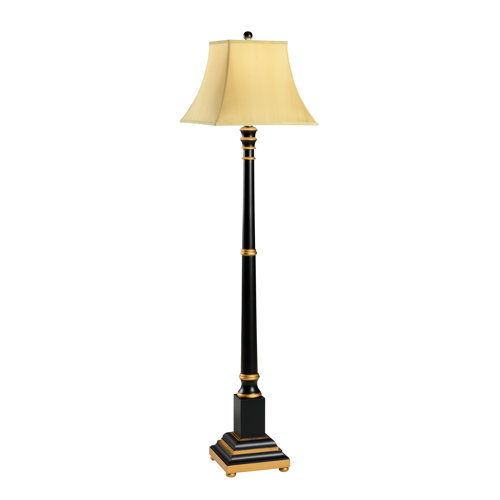 Wildwood 68'' Black/Gold Traditional Floor Lamp Wayfair